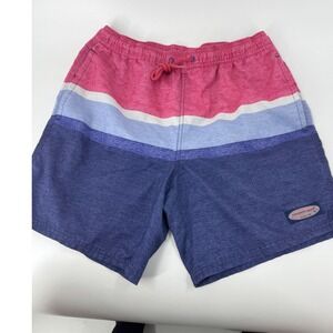 Vineyard Vines Colorblock‎ Striped Swim Trunks Board Shorts Men